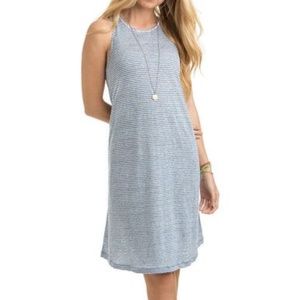 Vineyard Vines Embroidered Neckline Tank Dress